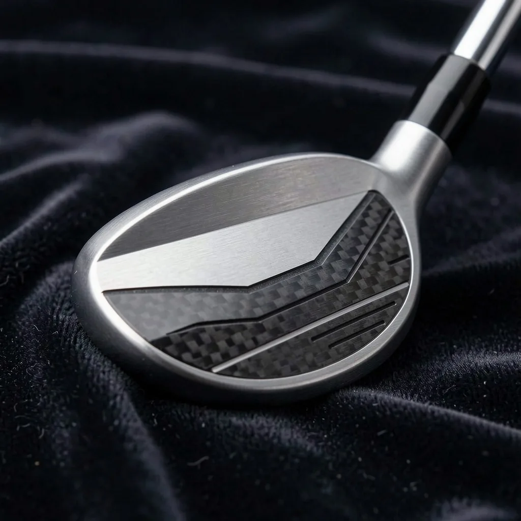 Główka kija golfowego typu iron w zbliżeniu
