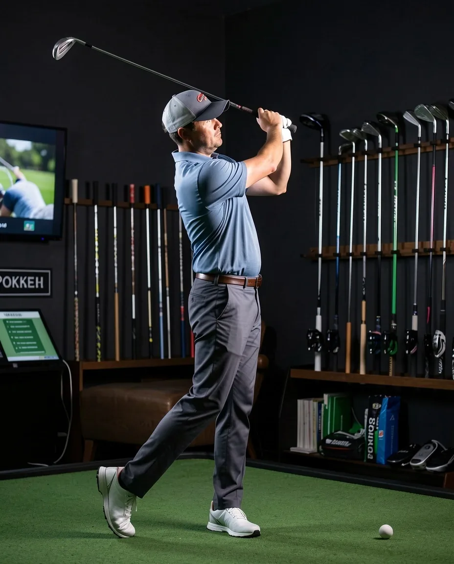 Studio fittingu golfowego z systemem analizy uderzenia